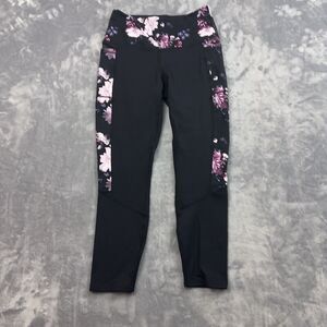Skechers Black Floral Leggings Size Small